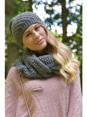 styleBREAKER Strick Loop Schal in Senf