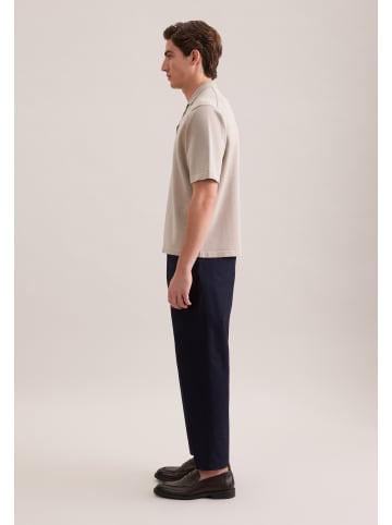 Seidensticker Strick Resort Hemd Regular in Beige