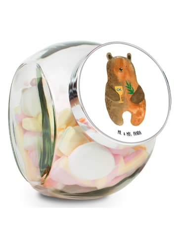 Mr. & Mrs. Panda Lebensmittelbehälter Bär Konfirmation ohne Spruch in Weiß