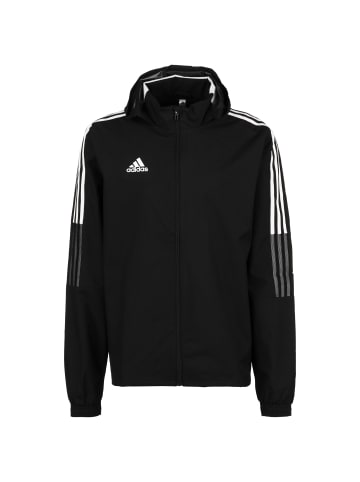 adidas Performance Trainingsjacke Tiro 21 All Weather in schwarz / weiß