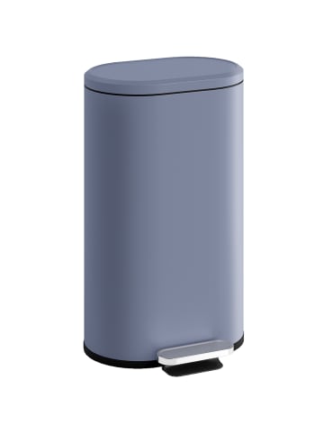 HOMCOM Mülleimer-36,5L x 31B x 61H cm-Grau