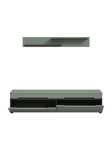 ebuy24 TV Tisch Canu (2-teilig) Staubgrün 170 x 33 cm