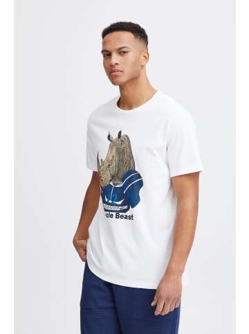 BLEND T-Shirt BHTee 20717297 Herren T-Shirt mit Print in Weiß