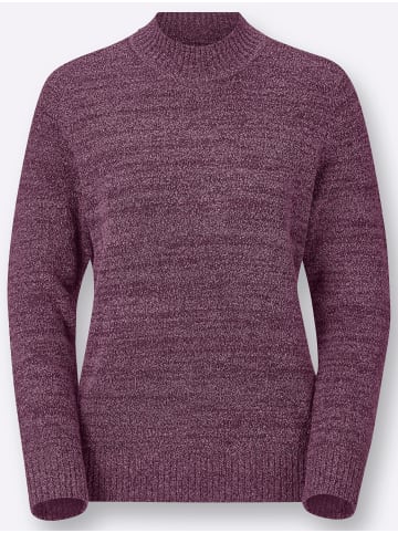 WITT WEIDEN Stehkragenpullover in fuchsia-meliert