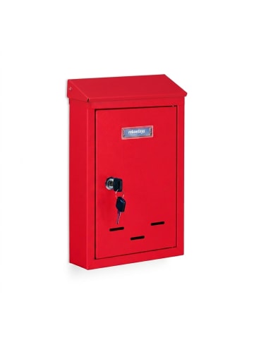 relaxdays Briefkasten in Rot