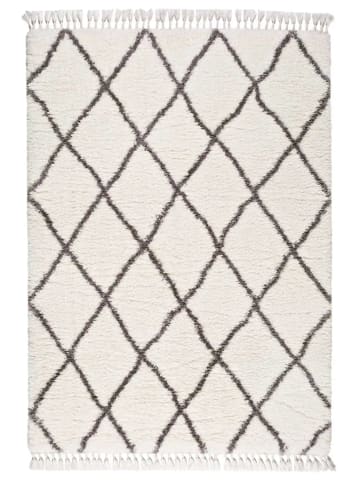 Atticgo Hochflor-Teppich SAMIRA in weiß