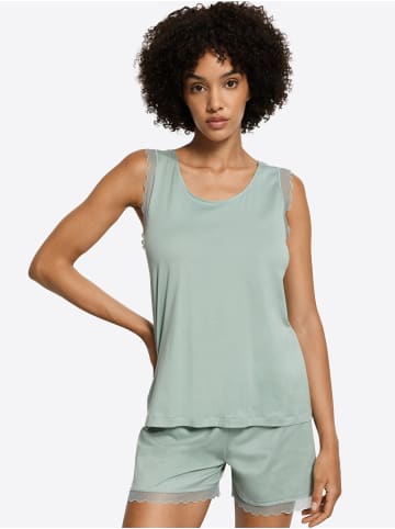 Hanro Shorty Inaya in dark seafoam