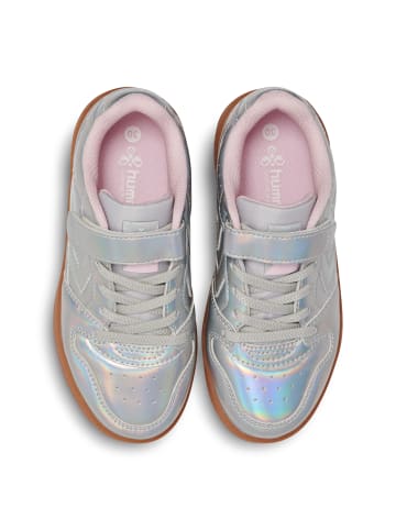 Hummel Elastische Schnürsenkel Sneaker St Power Lebensstil Kinder in GREY/SILVER