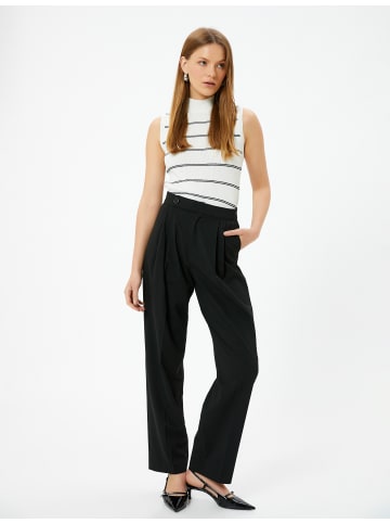 KOTON Tanktop in Schwarz Gestreift