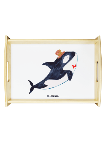 Mr. & Mrs. Panda BettTablett Orca Zylinder ohne Spruch in Weiß