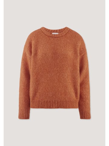 Hessnatur Strick Pullover in rotorange