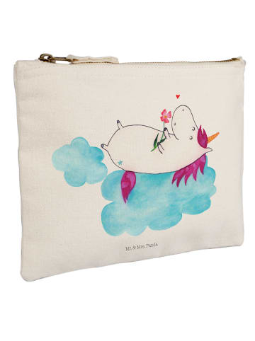 Mr. & Mrs. Panda Kulturbeutel Einhorn Verliebt ohne Spruch in Weiß