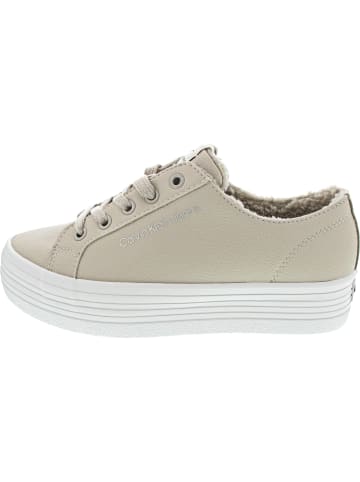 Calvin Klein Vulc Flatform Laceup Low Sneaker low Beige