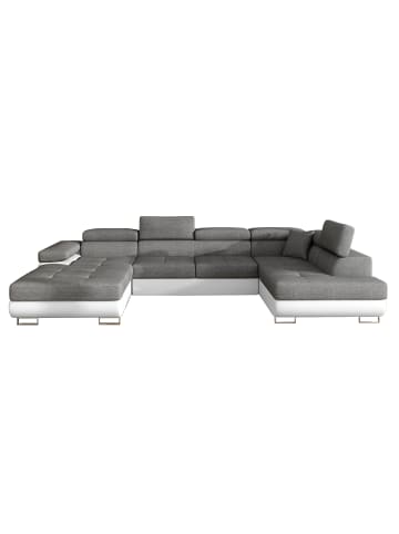 MF Design Rodri Recamiere Rechts in Grau -  (L) 202 x (B) 345 x (H) 90 cm