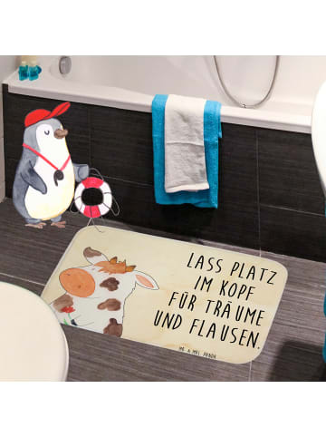 Mr. & Mrs. Panda Badvorleger Kuh Motiv mit Spruch in Vintage
