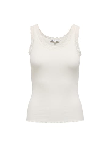 ONLY T-Shirt 1er Pack in Weiß