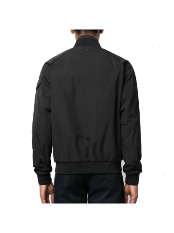 Herno Schwarz Polyester Bomberjacke
