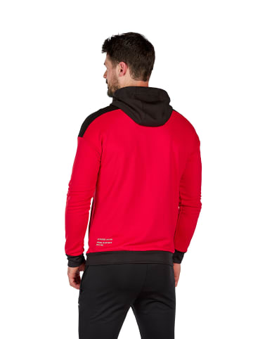 erima Change By Erima Trainingsjacke mit Kapuze in rot/schwarz/weiss