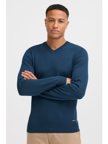 BLEND Strickpullover BHWEBER 21301283ME modischer Strickpullover in Blau