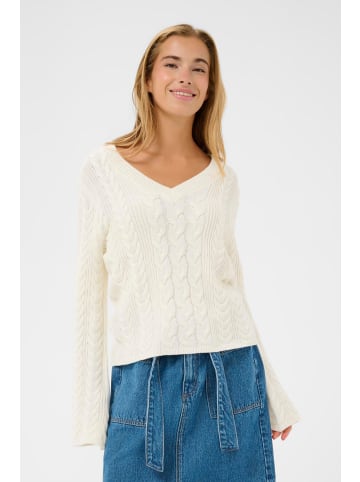 Kaffe Strickpullover KAliliana Regular fit in Chalk