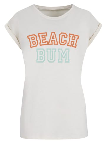F4NT4STIC Extended Shoulder T-Shirt Beach Bum in Whitesand