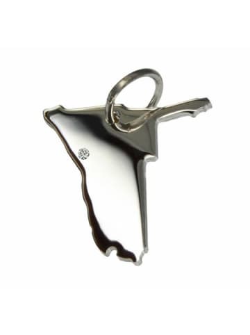 Schmuckador Namibia Anhänger mit Brillant 0,015ct 925 Silber in silber