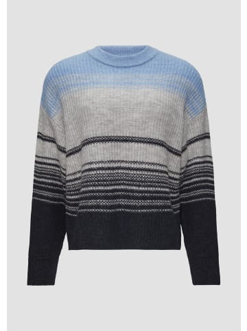 s.Oliver Strickpullover langarm in Blau-grau