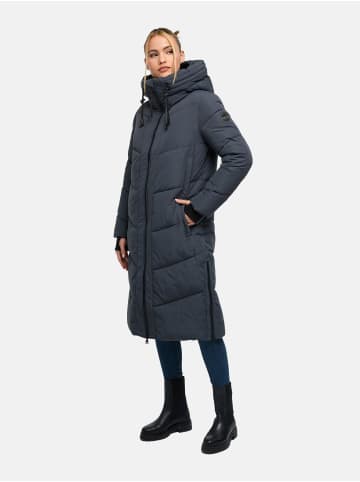 Marikoo Steppmantel Nadaree XVI in Stone Blue