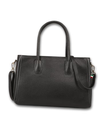 Florence Leder Handtasche Florence Tasche schwarz ca. 35cm