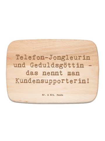 Mr. & Mrs. Panda Vesperbrettchen Spruch Meisterin Kundensupport ... in Transparent