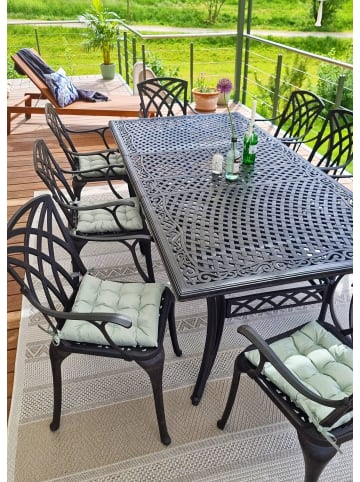 JACK Outdoor Stuhlkissen Sitzkissen 38x38cm Wasserfest in Oliv