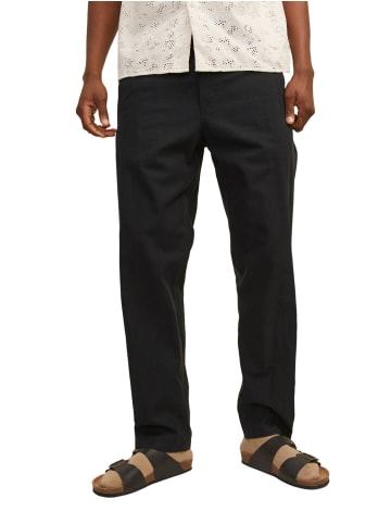 Jack & Jones Jogginghose JPSTKANE SUMMER LINEN BLEND comfort/relaxed in Schwarz