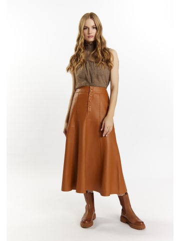 DreiMaster Vintage Damen Rock in Cognac