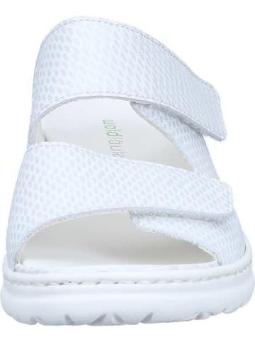 WALDLÄUFER Klassische Pantoletten, Komfort-Pantoletten in silber