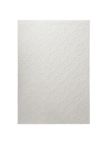Beliani Kurzflor GANNETT in Weiß - (W) 160 x (L) 230 cm