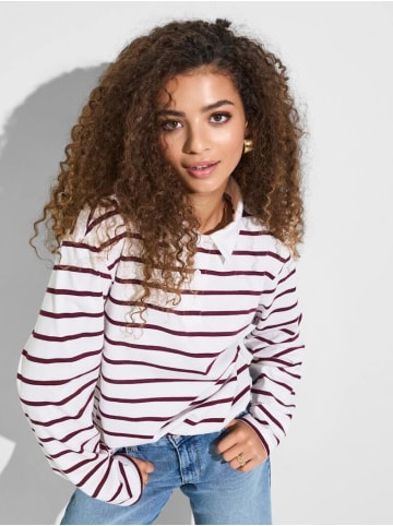 ONLY Langarmshirt in burgundy