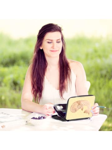 Mr. & Mrs. Panda Etui Robbe Liegen ohne Spruch in Gelb Pastell