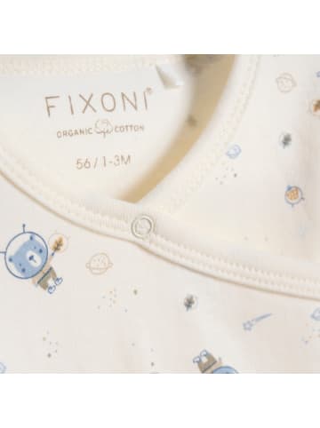 Fixoni Kinder Langarmbody "Wrap Body LS w.AOP" in Blau