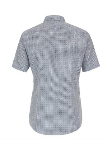 Venti Kurzarm Business Hemd für Herren in blau