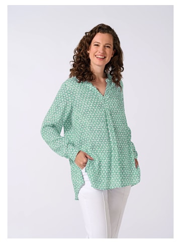 Eve in Paradise Bluse Jeanette in Little Green Flowers