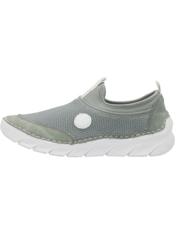 rieker Slip-On-Sneaker in mint/mint/weiss/perlmint