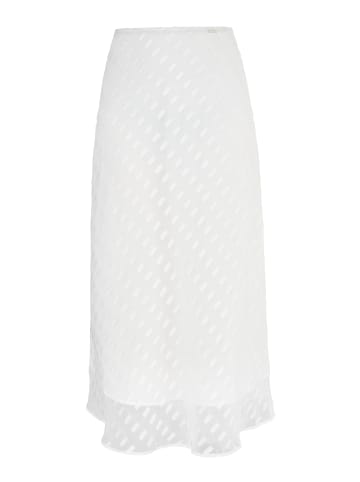 DreiMaster Damen Midirock in Wollweiss