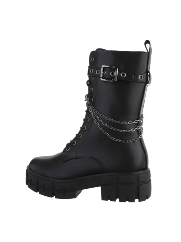 Ital-Design Stiefelette in Schwarz