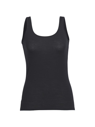 icebreaker Tank Top Siren in Schwarz