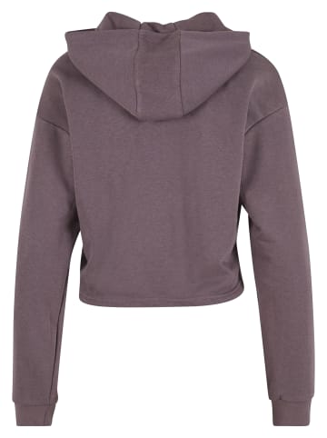 Urban Classics Urban Classics Damen Ladies Oversized Cropped Light Terry Hoodie in fadedpurple
