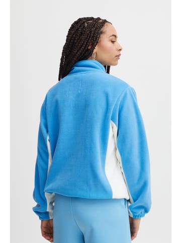 TheJoggConcept. Fleecejacke JCCLARA HALFZIP JACKET - 22800157  Halfzip Jacke mit hohem Kragen in Blau