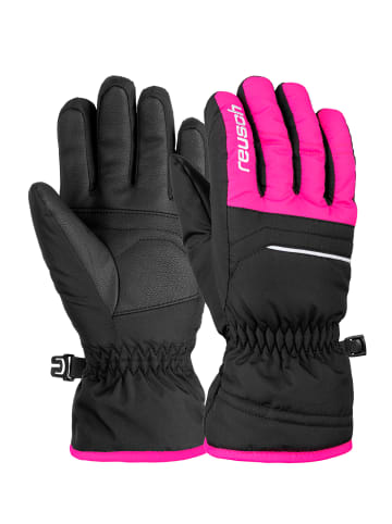 Reusch Fingerhandschuh Alan Junior in black/pink glo