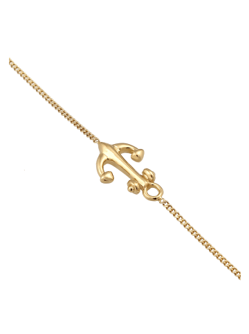 Elli Armband 585 Gelbgold Anker in Gold