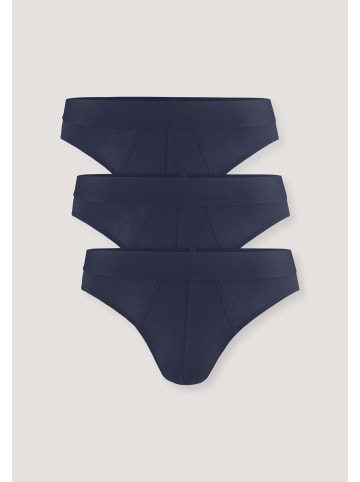 Hessnatur Slip Regular Cut 3er-Pack in dunkelblau