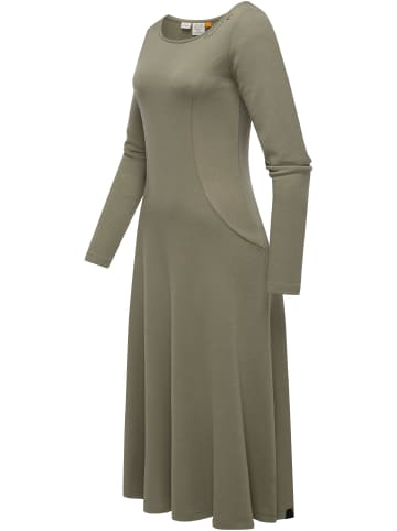 ragwear A-Linien-Kleid Appero Long in Olive